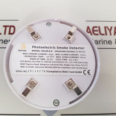 Sentek Sd119-g-4 Photoelectric Smoke Detector With Base