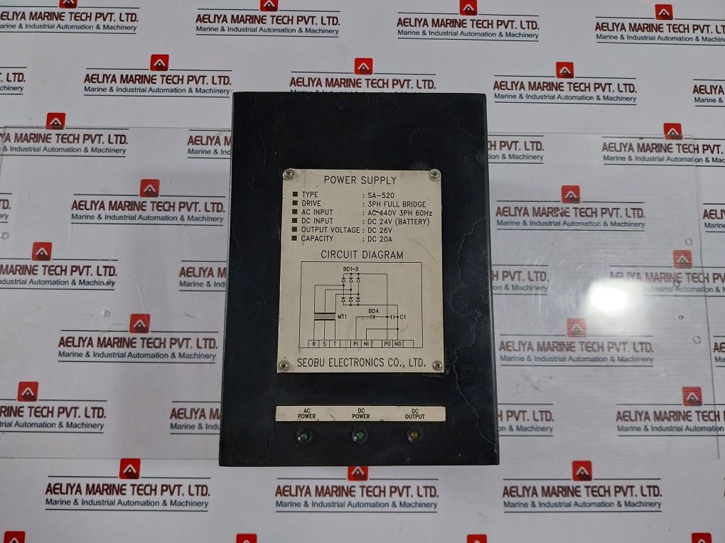Seobu Electronics Sa-520 Power Supply 24V