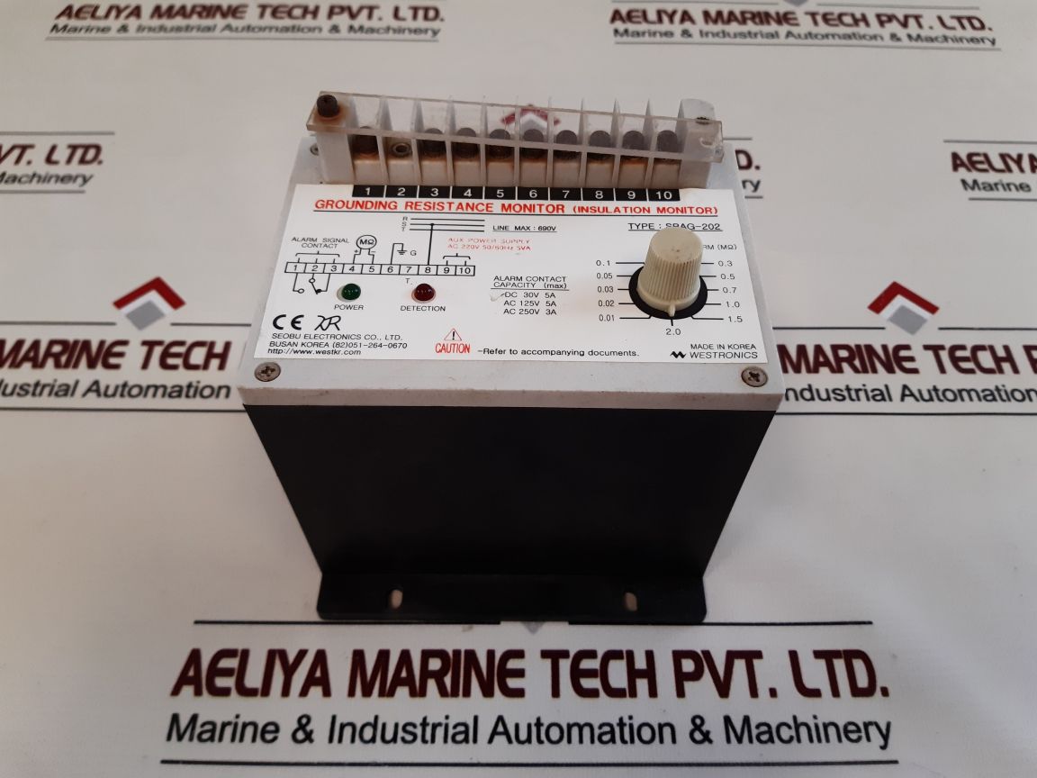 Seobu Electronics/Westronics Sbag-202 Grounding Resistance Monitor