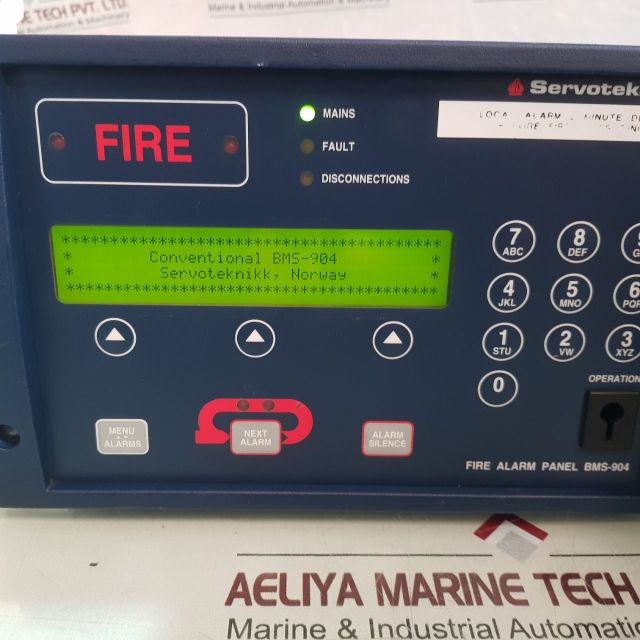 Scana Servoteknikk Bms-904 Ek8 6,5Ah Mini Fire Alarm Panel