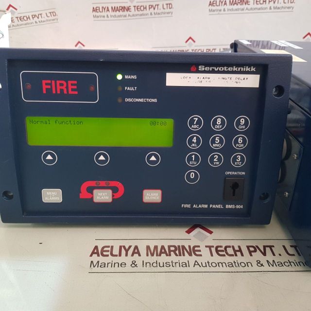 Scana Servoteknikk Bms-904 Ek8 6,5Ah Mini Fire Alarm Panel