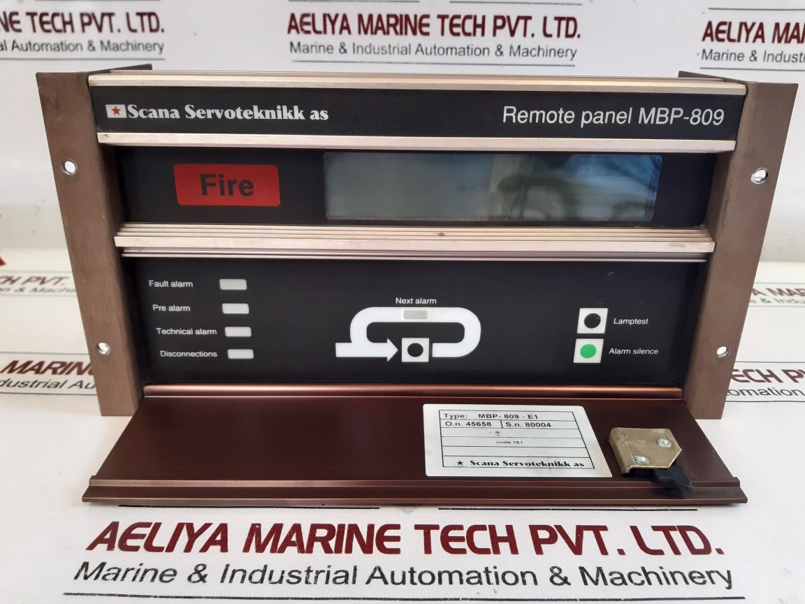 Servoteknikk Mbp-91230-1 Remote Panel Mbp-809 Ver. 1.3
