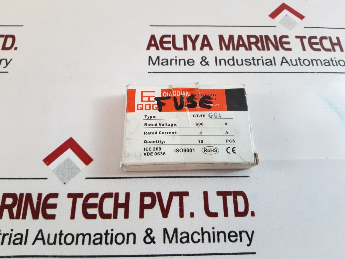 Set Of 10X Qdq Ct-10G04 Fuse 600V
