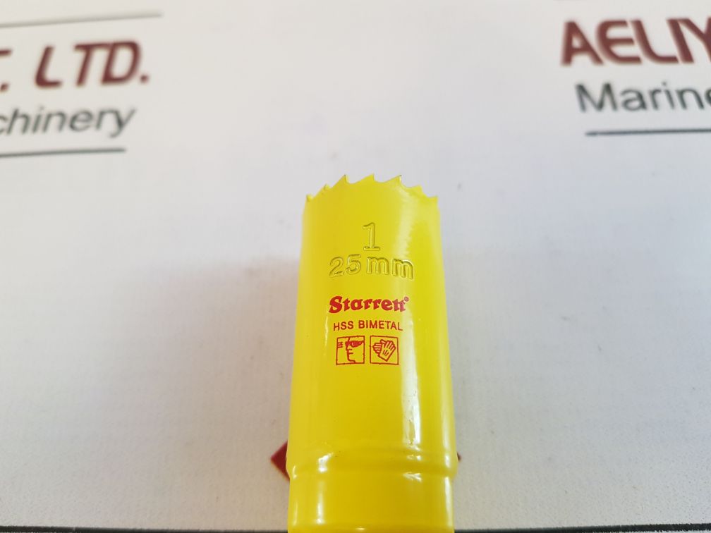 Set Of 10X Starrett Sh0100 Bi-metal Hole Saw