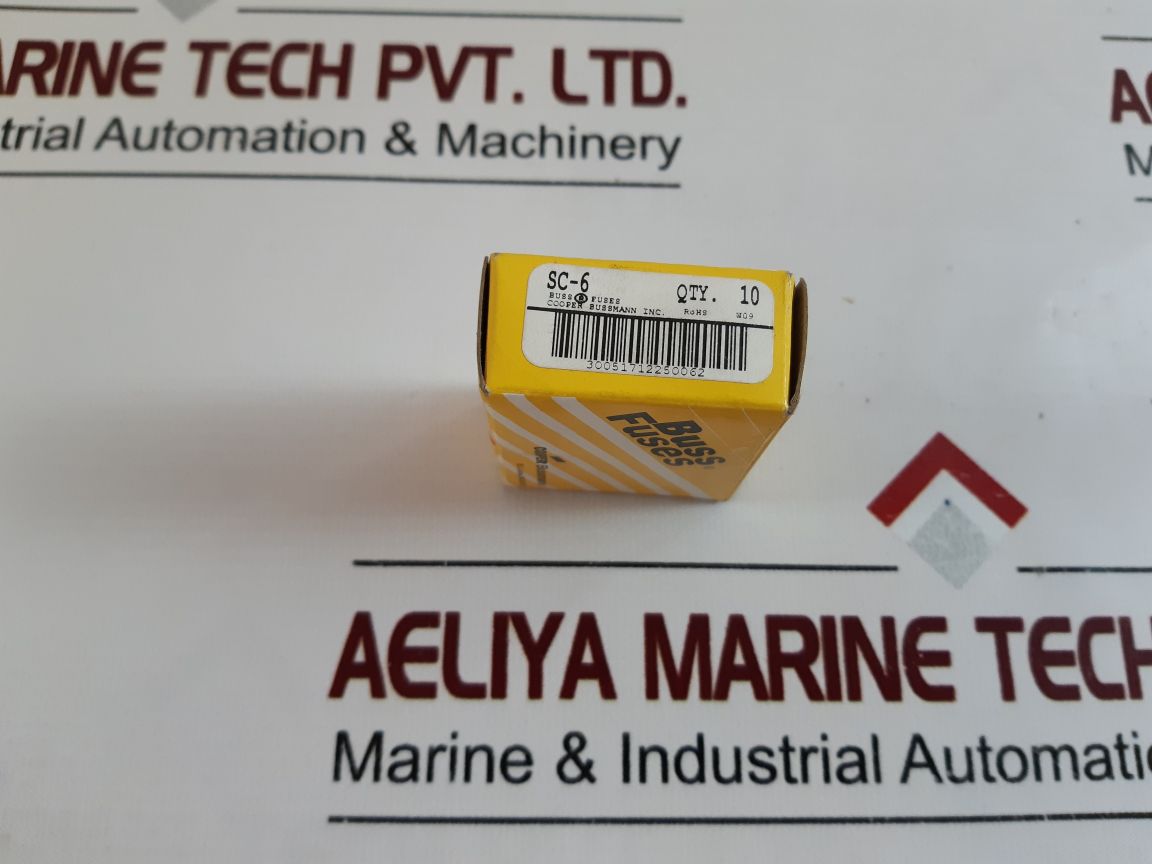 Set Of 11X Cooper Bussmann Sc-6 Class G Fuse
