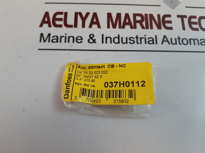 Set Of 11X Danfoss 037H0112 Cb-nc Contactor
