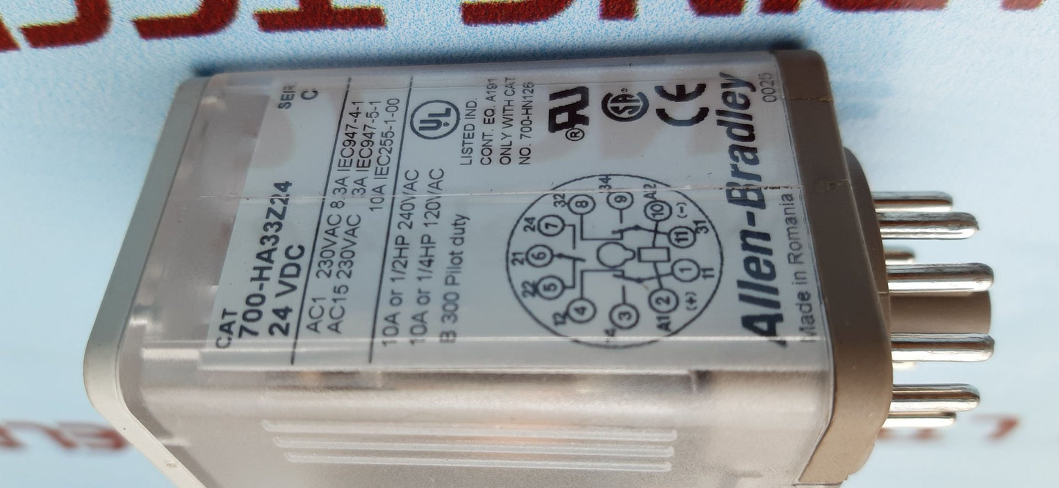 Set Of 2X Allen Bradley 700-ha33Z24 Series.C Relay