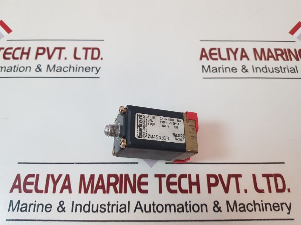 Set Of 2X Burkert 0312 Solenoid Valve 0312 C 116 Nbr Br
