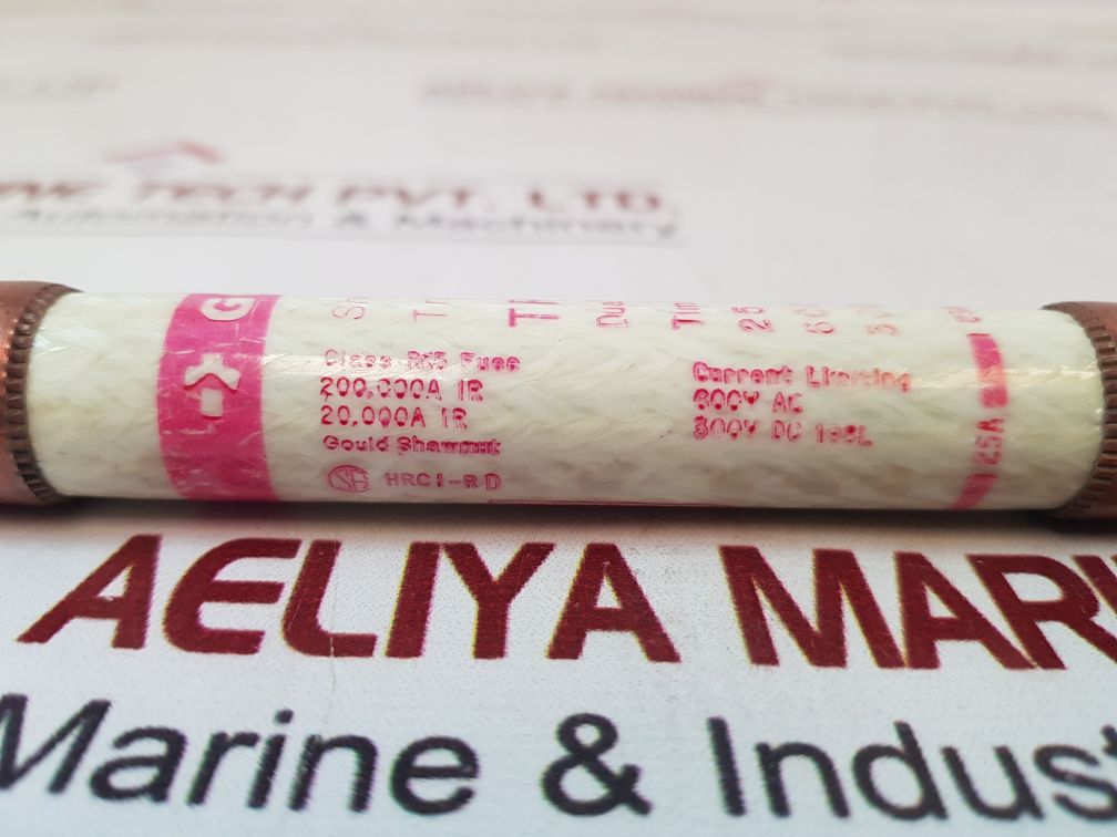 Set Of 2X gould Shawmut Tri-onic Trs25R Time Delay Fuse
