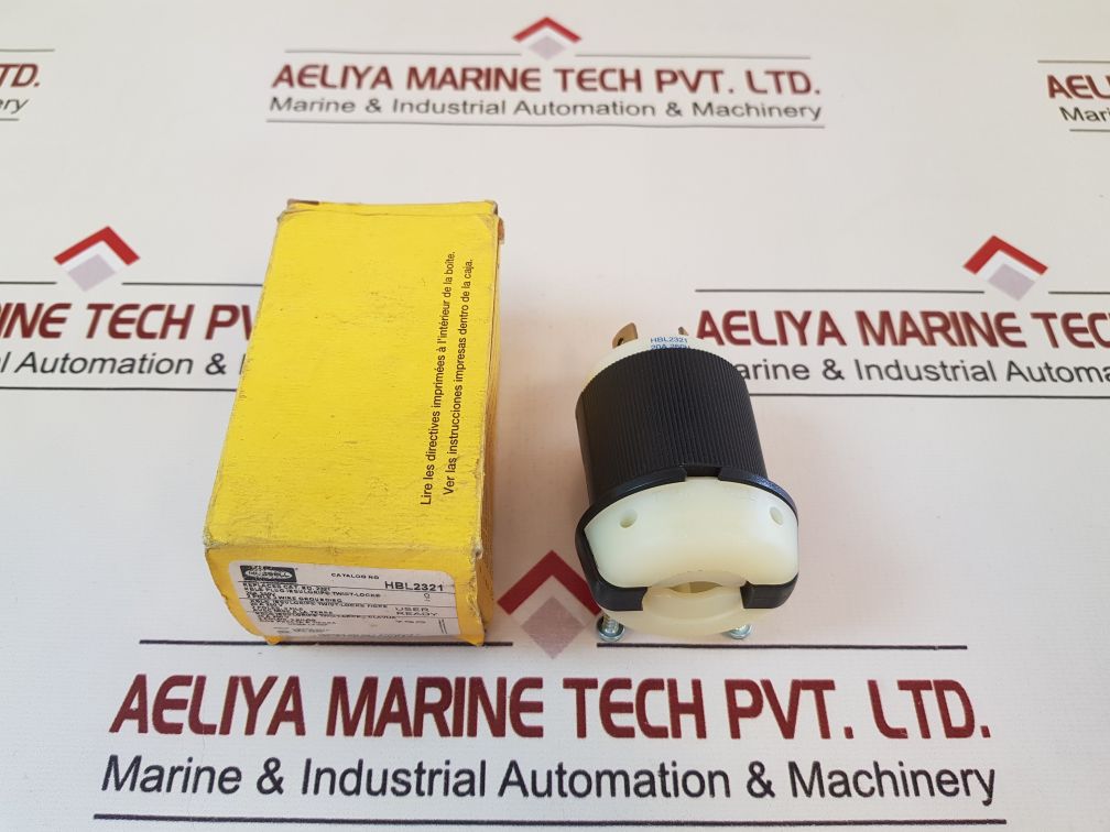 Set Of 2X Hubbell Hbl2321 Twist-lock Plug
