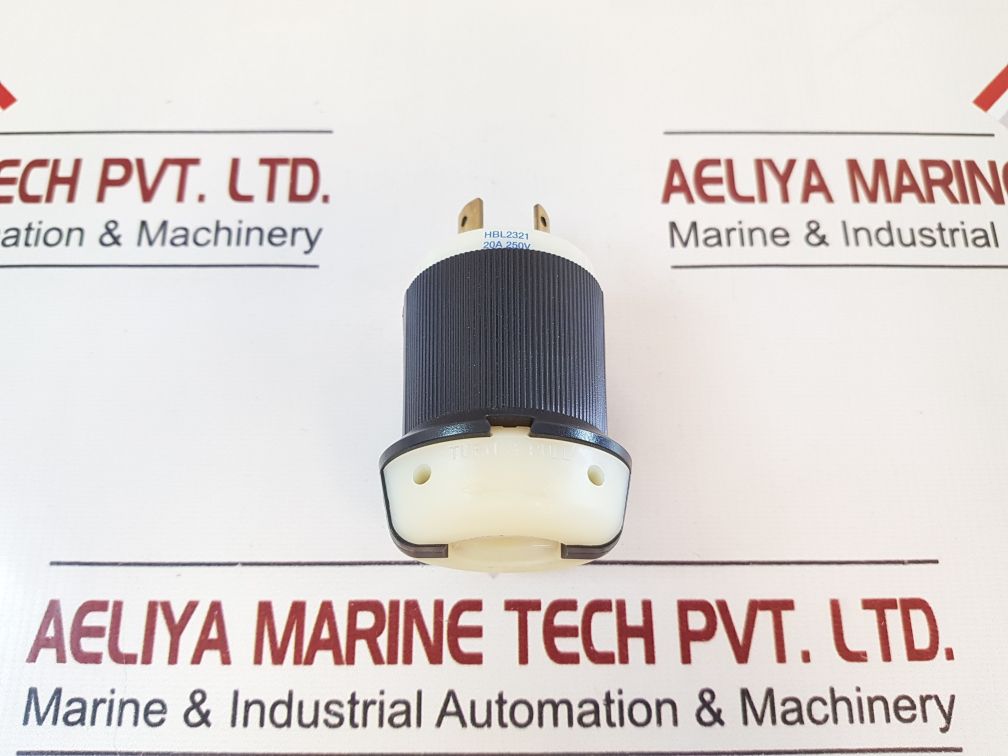 Set Of 2X Hubbell Hbl2321 Twist-lock Plug
