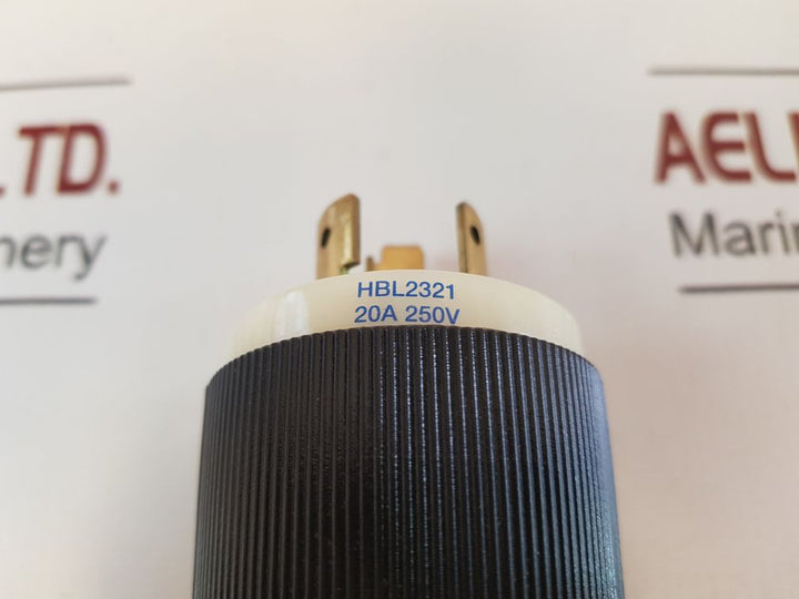 Set Of 2X Hubbell Hbl2321 Twist-lock Plug
