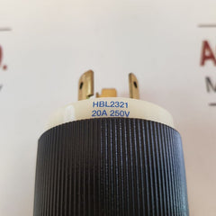 Set Of 2X Hubbell Hbl2321 Twist-lock Plug
