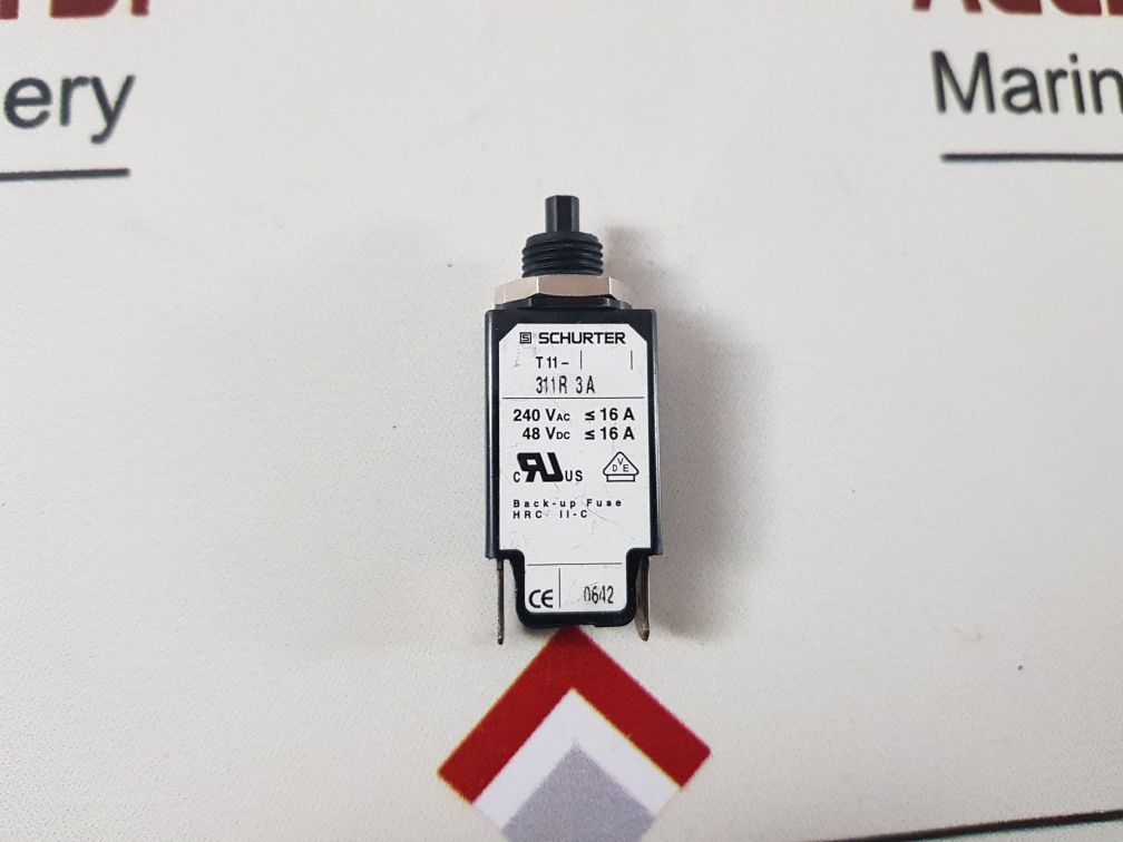 Lot Of 2X Schurter T11-311R 3A Circuit Breaker 3 Amp