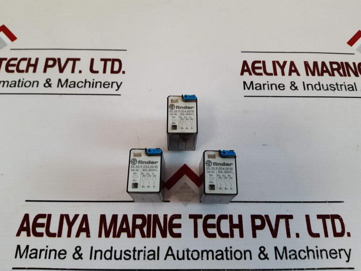 Set Of 3X Finder 55.33.9.024.0010 Relay