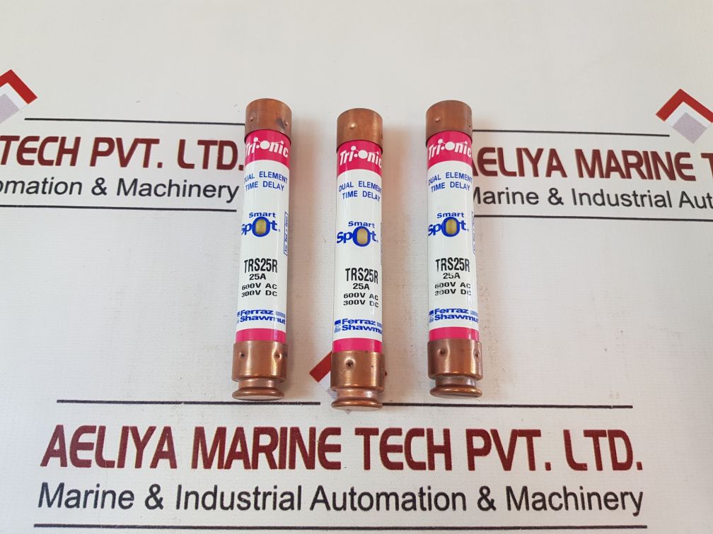 Set Of 3Xferraz Shawmut Trs25R Time Delay Fuse
