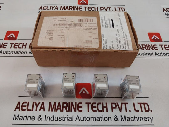 Set Of 4X Omron My4 Relay