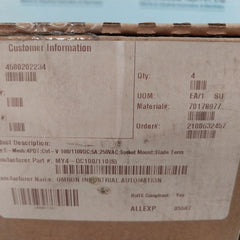 Set Of 4X Omron My4 Relay