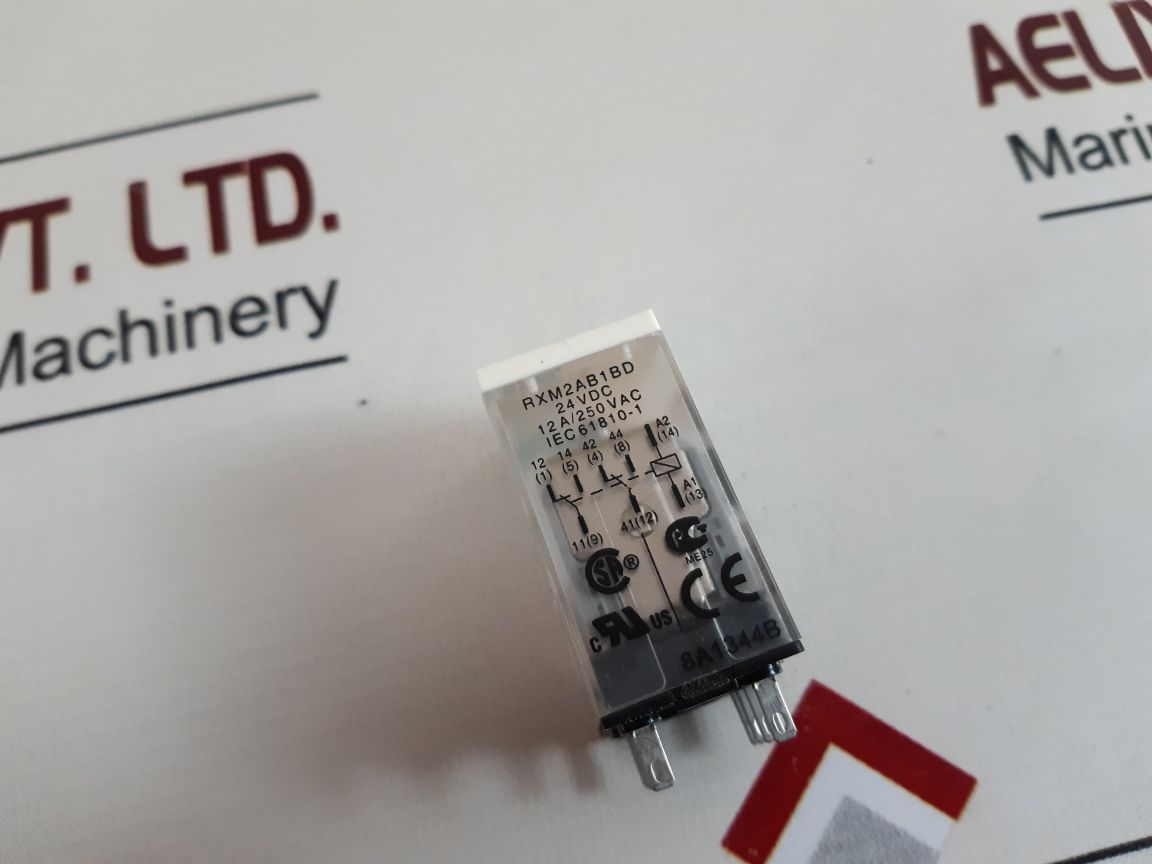 Set Of 4X Schneider Electric Rxm2Ab1Bd Relay 24 Vdc