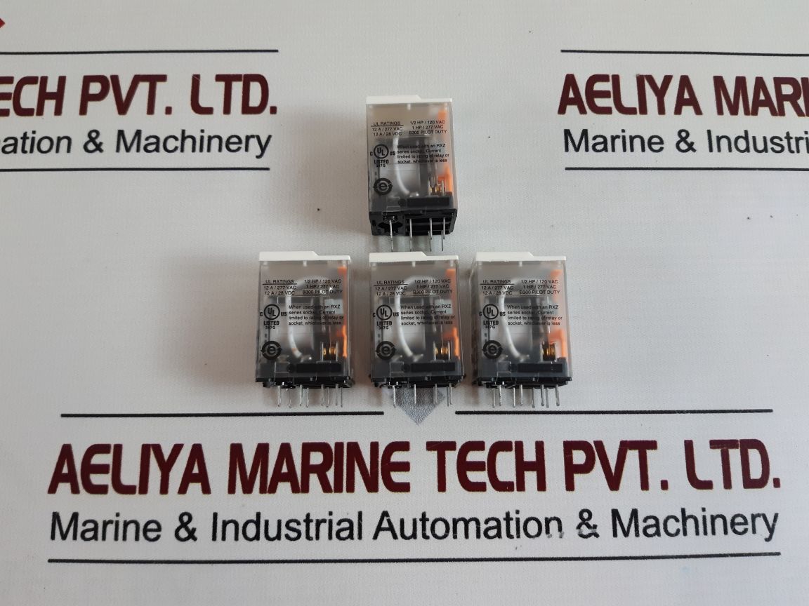 Set Of 4X Schneider Electric Rxm2Ab1Bd Relay 24 Vdc