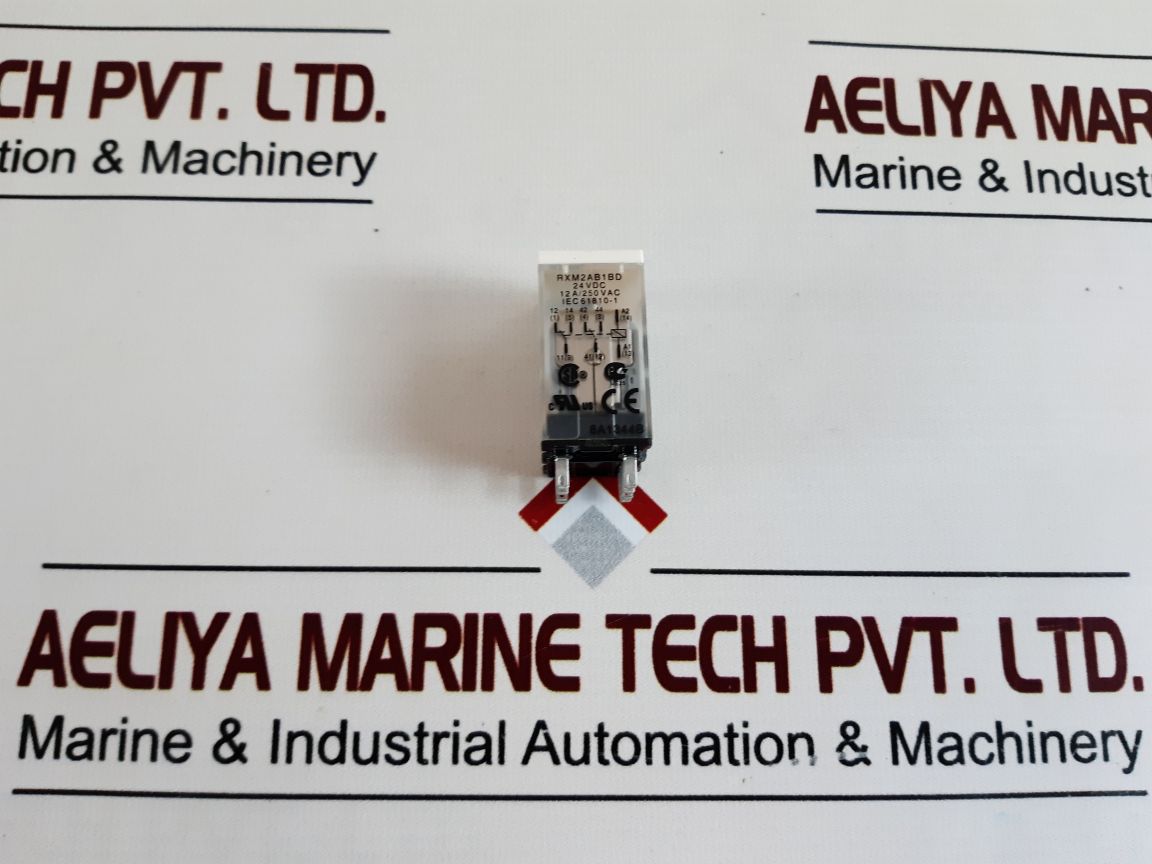 Set Of 4X Schneider Electric Rxm2Ab1Bd Relay 24 Vdc