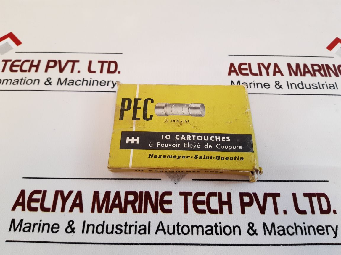 Set Of 5X Hazemeyer 63210 Fuse 500V
