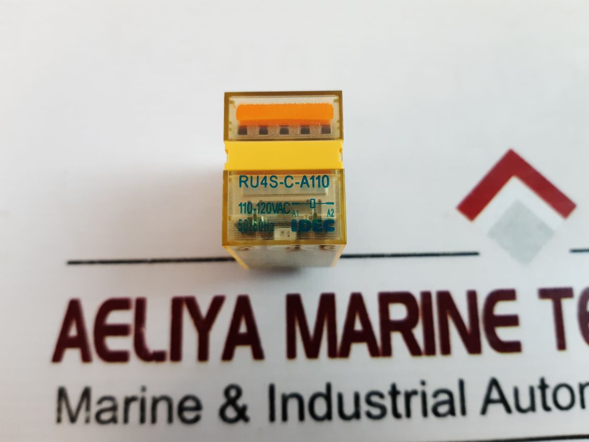 Set Of 5X Idec Ru4S-c-a110 Relay 110-120Vac