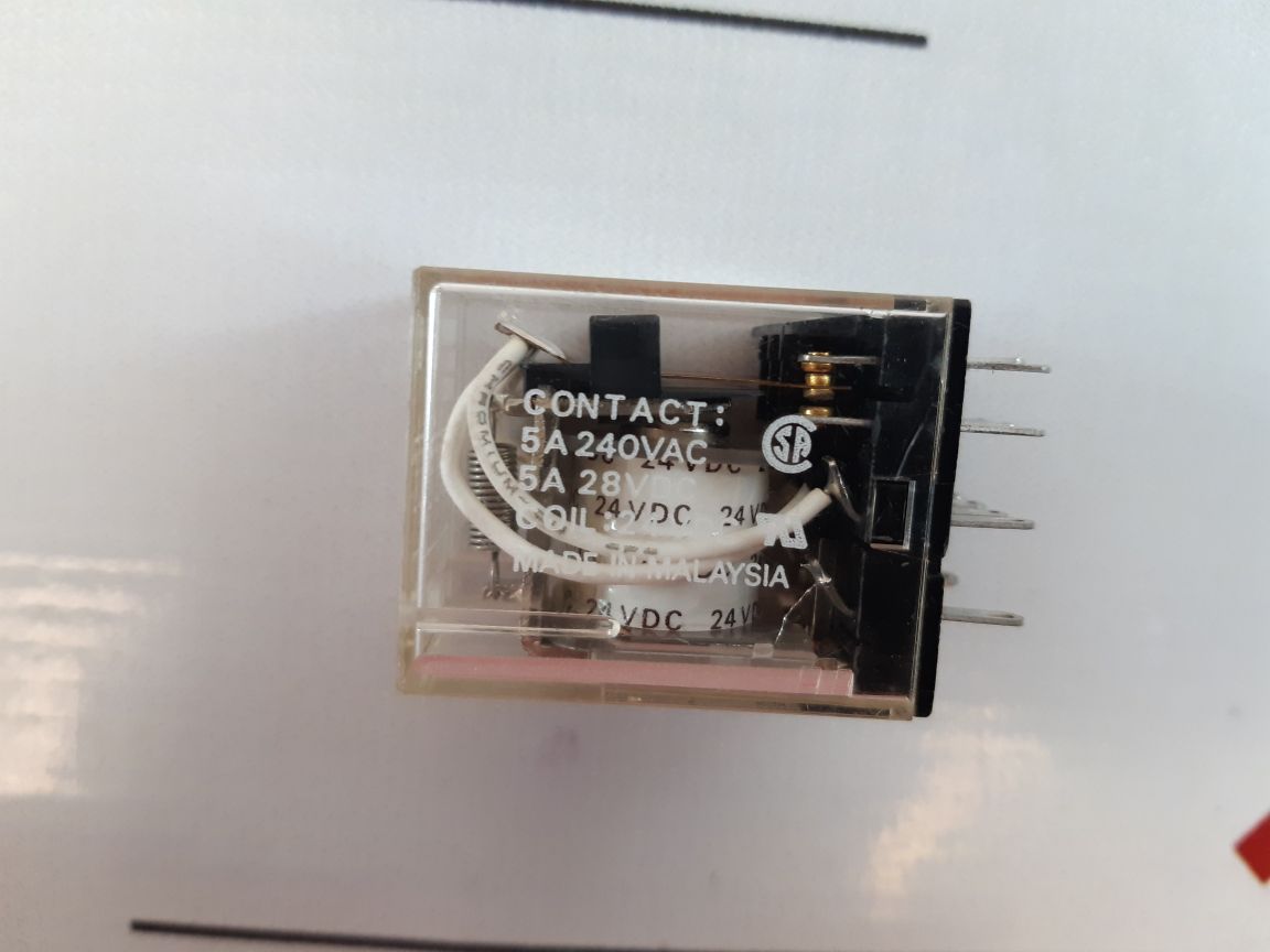 Set Of 5X Omron My4 24Vdc Relay
