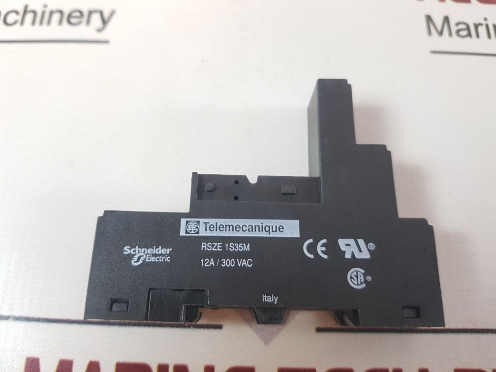 Set Of 5X Telemecanique Rsze 1S35M Rlay Socket Rsze1S35Mba