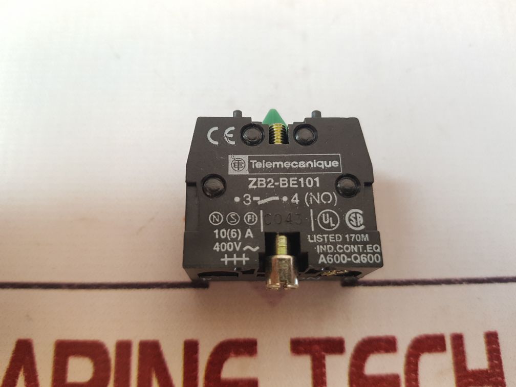 Set Of 6X Telemecanique Zb2-be101 Contact Block