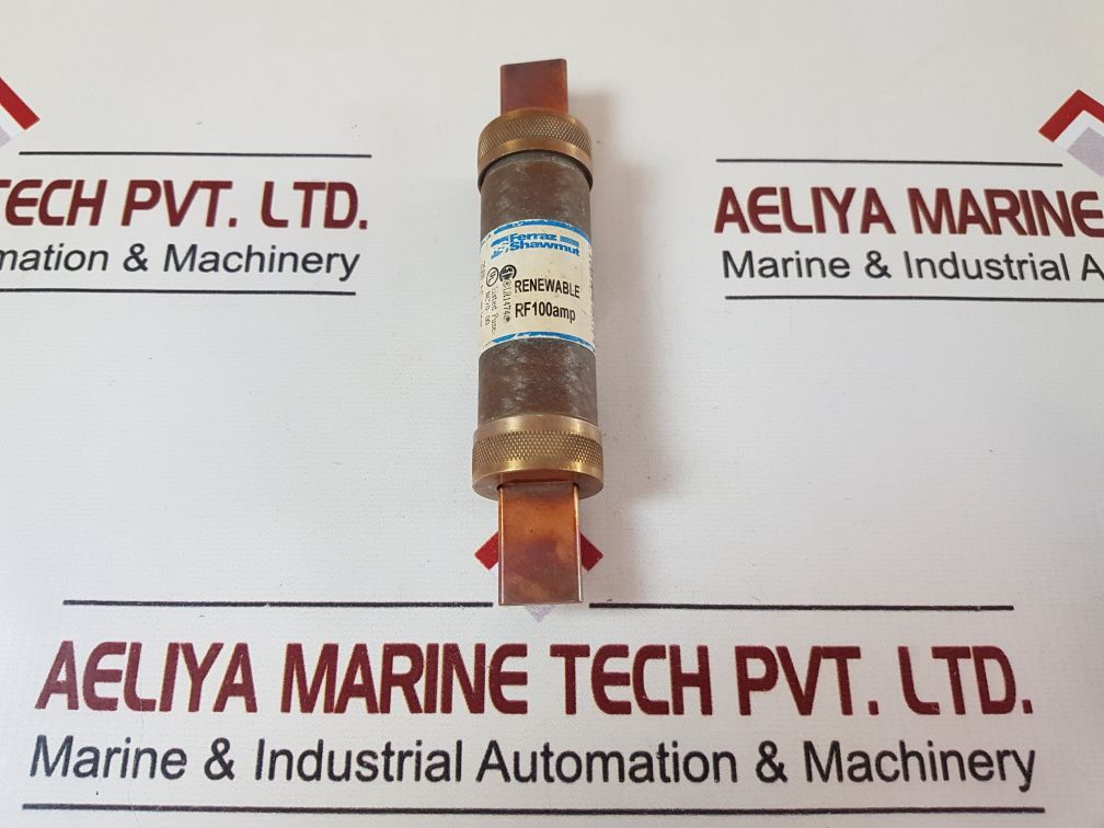 Set Of 6X Ferraz Shawmut Lr14742 Renewable Time Delay Fuse Rf100Amp
