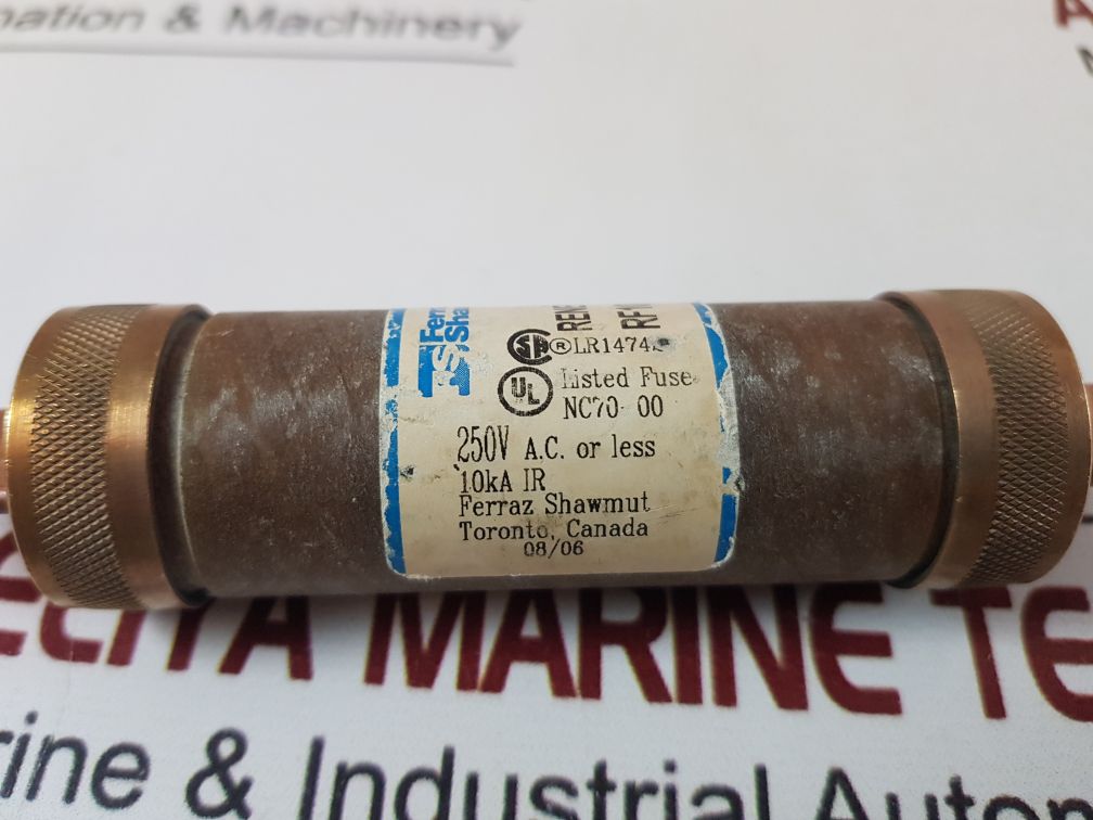 Set Of 6X Ferraz Shawmut Lr14742 Renewable Time Delay Fuse Rf100Amp
