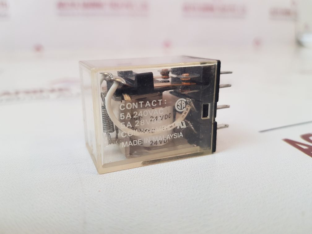 Set Of 6X Omron My2 Relay 5A 240Vac
