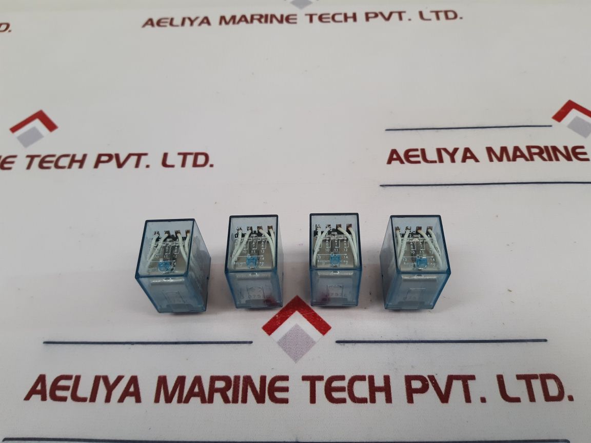 Set Of 9X Omron My4J Relay 24Vdc
