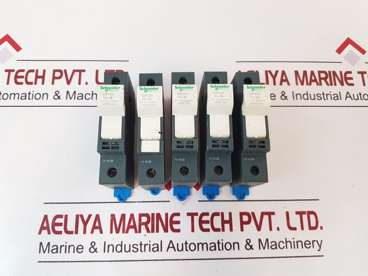Set Of 9X Schneider Electric Df101 Fuse Holder
