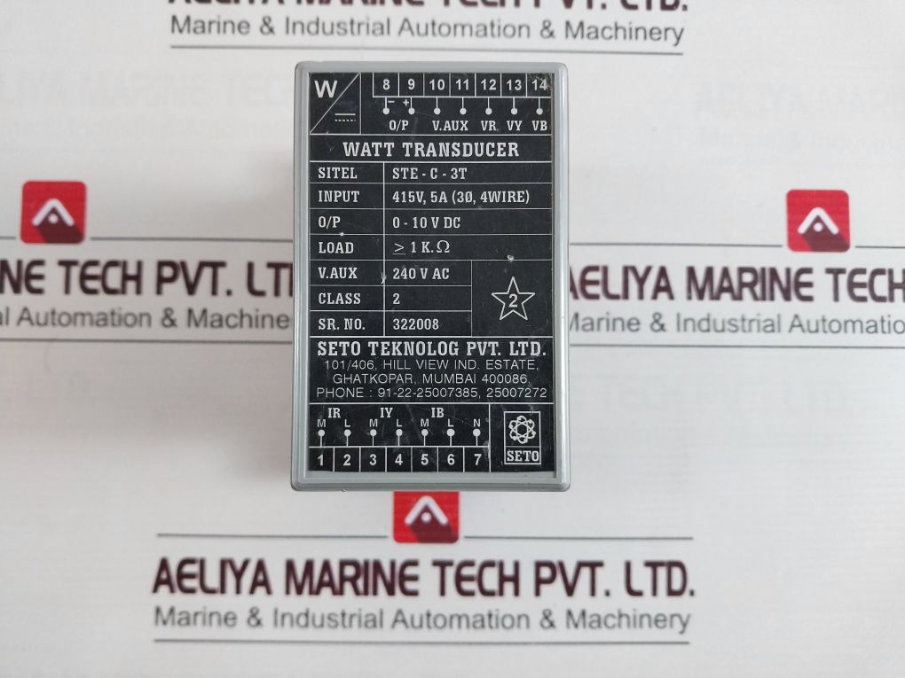Seto Ste-c-3T Watt Transducer