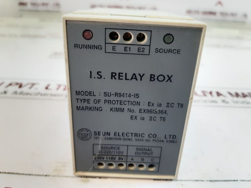 Seun Electric Su-r9414-is I.S. Relay Box Ac220110V

