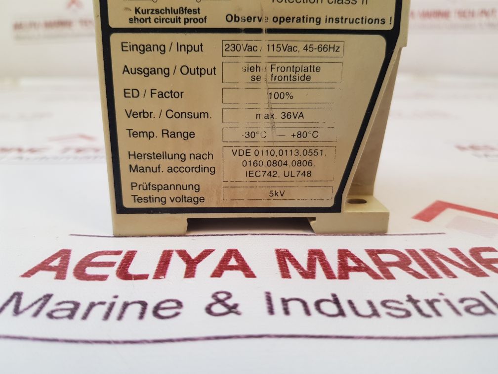 Sfe Pslc242 Dc Power Supply 24 Volt 1,5 Amp.