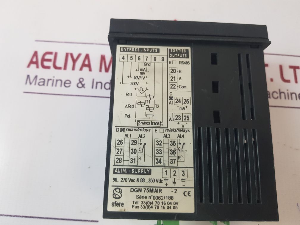 Sfere Dgn75Ma1R-2 Process Indicator