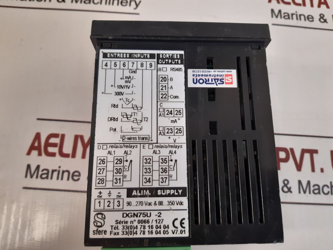 Sfere Dgn75U-2 Process Indicator