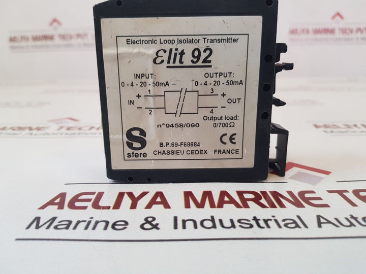 Sfere Elit 92 Electronic Loop Isolator Transmitter