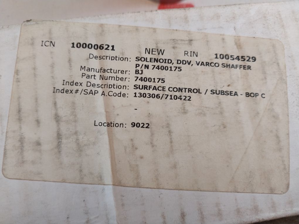 Shaffer 7400175 Solenoid Valve Rev B 