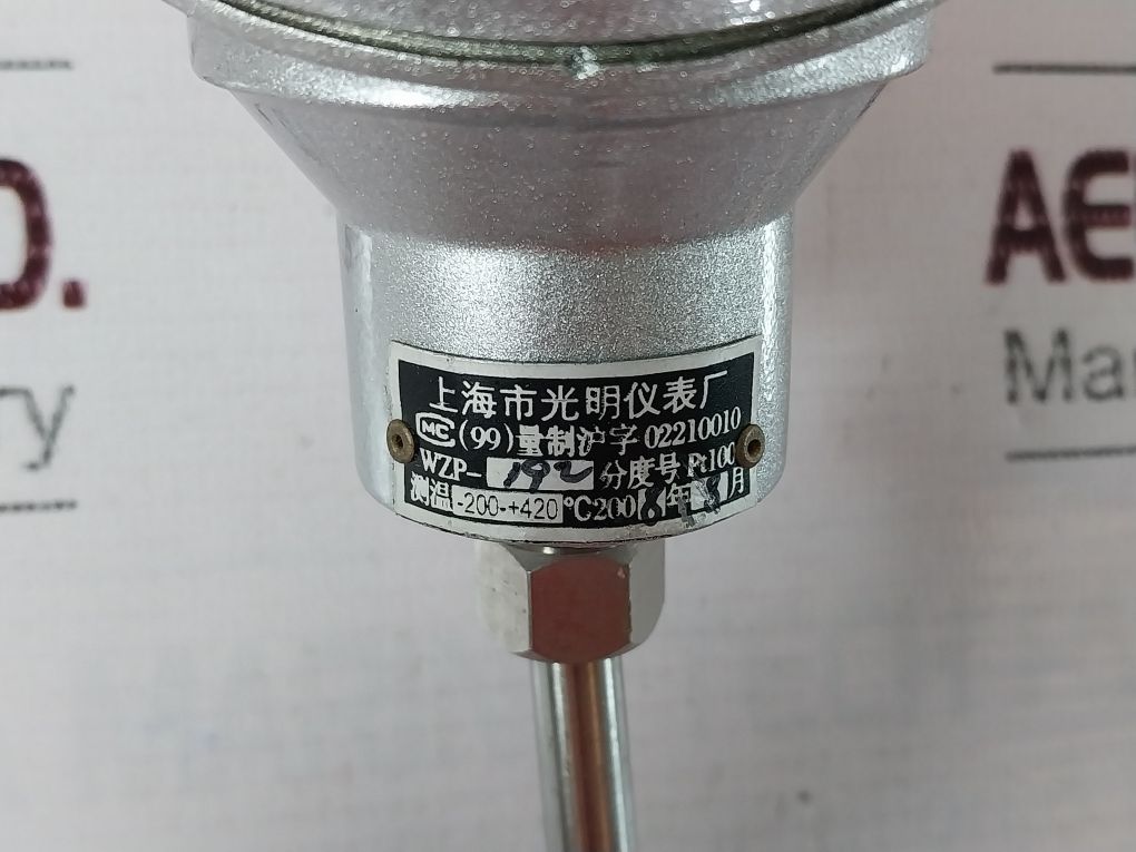 Shanghai Wzp-192 Thermal Resistance Temperature Sensor Pt100