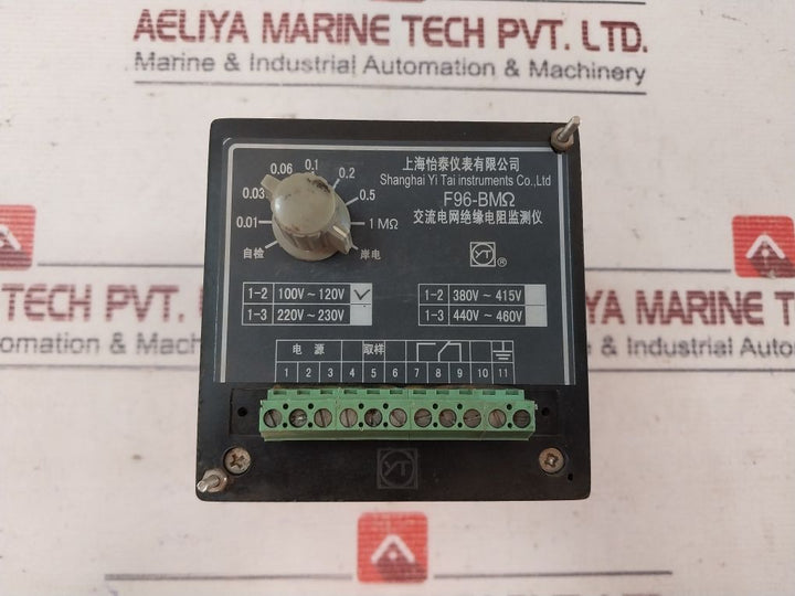 Shanghai Yi Tai F96-bmΩ Ac Grid Insulation Resistance Monitor
