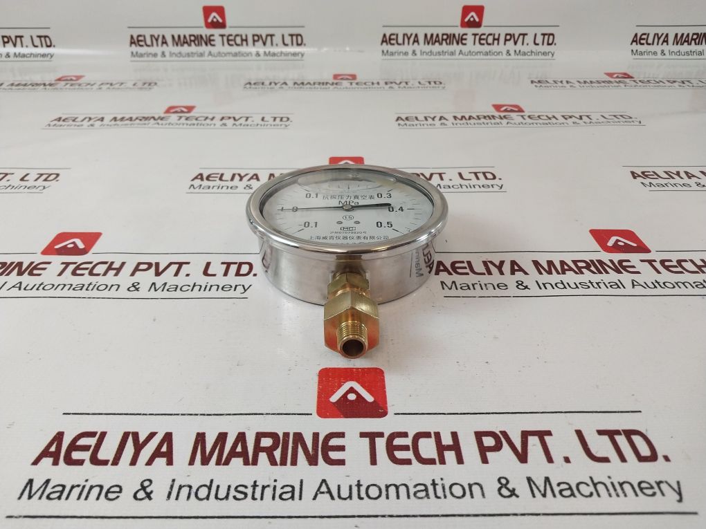 Shanghai Yichuan Yn-100 Seismic Pressure Gauge -0.1 To 0.5 Mpa