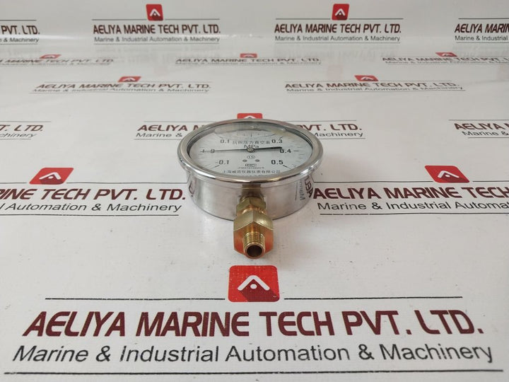 Shanghai Yichuan Yn-100 Seismic Pressure Gauge -0.1 To 0.5 Mpa