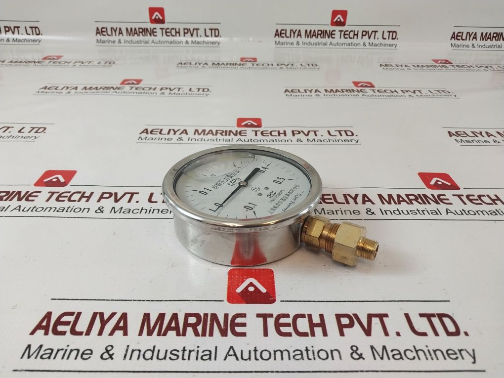 Shanghai Yichuan Yn-100 Seismic Pressure Gauge -0.1 To 0.5 Mpa