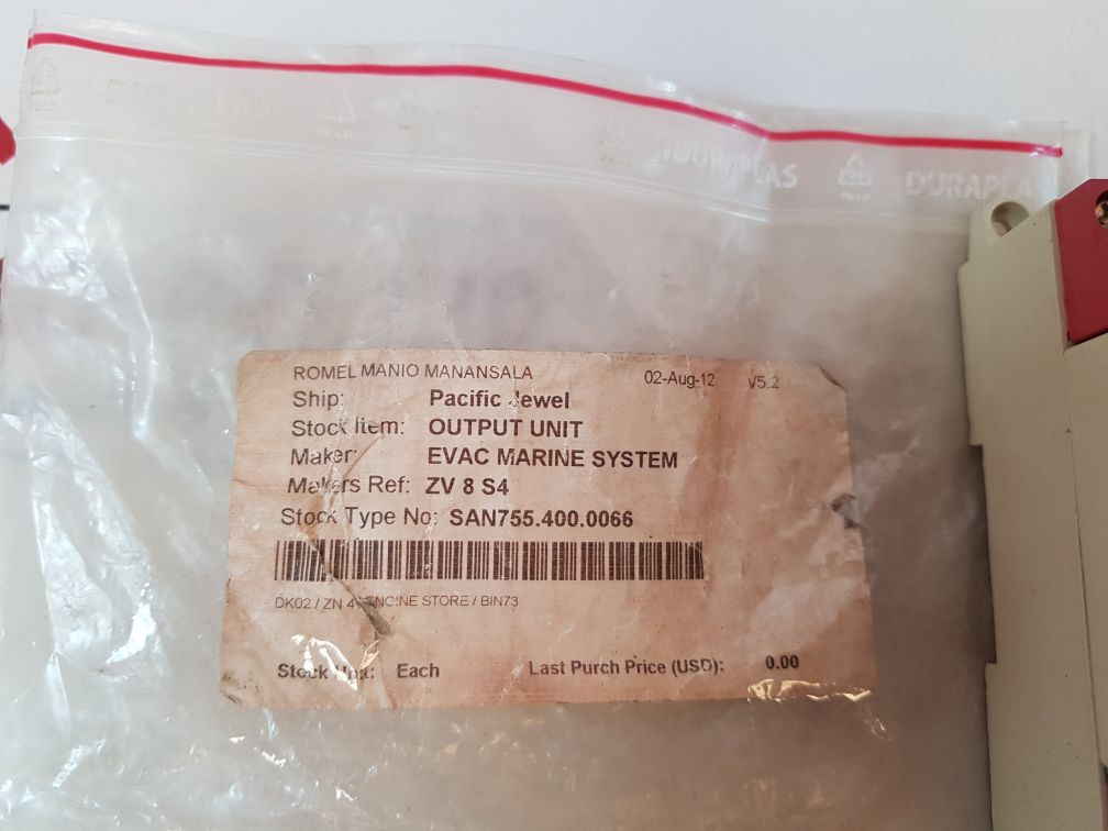 Sharp Zv-8S4 Output Unit