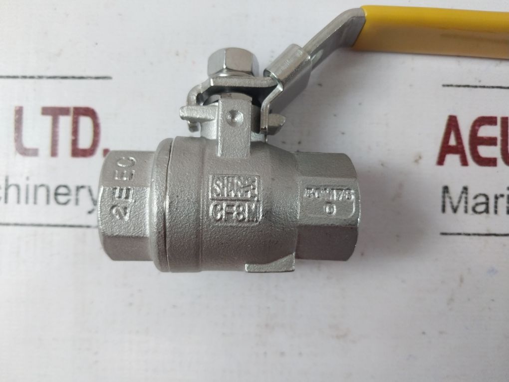 Sharpe Cf8M Threaded Lockable Ball Valve