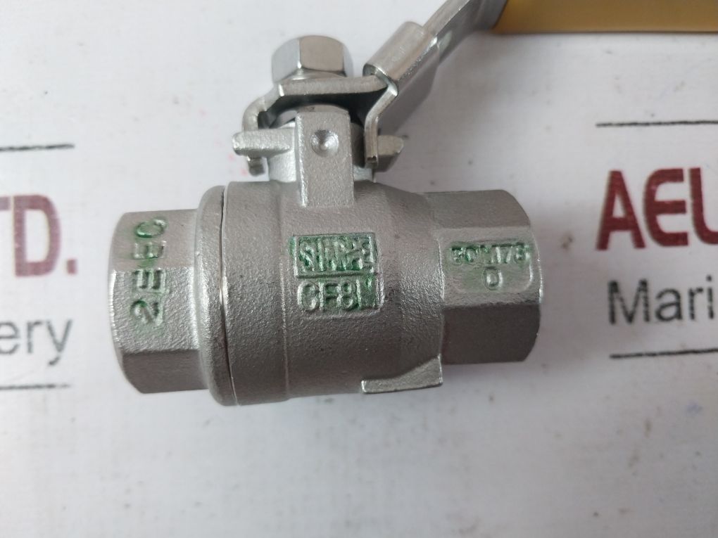 Sharpe Cf8M Threaded Lockable Ball Valve